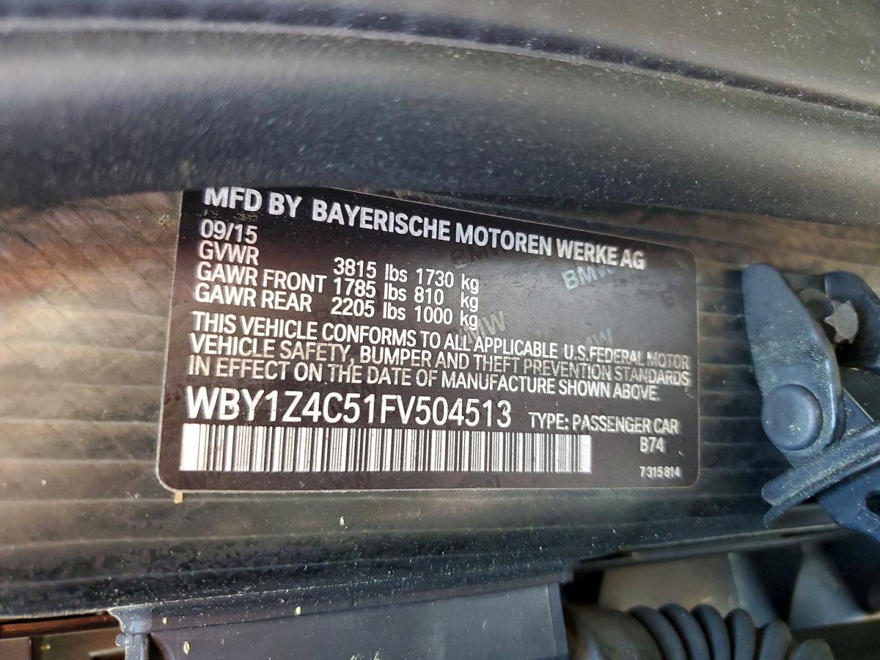2015 BMW I3 Rex - zdjęcie 12