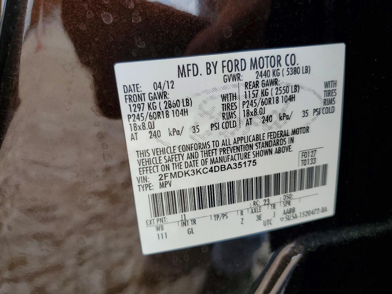 2013 Ford Edge - zdjęcie 13