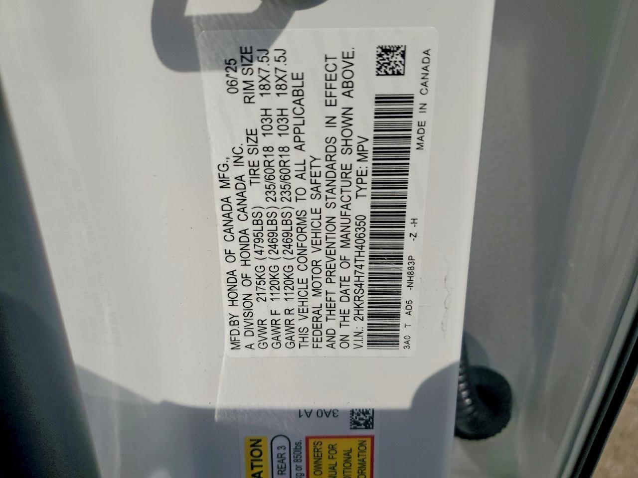 2026 Honda Cr-V Exl - zdjęcie 13