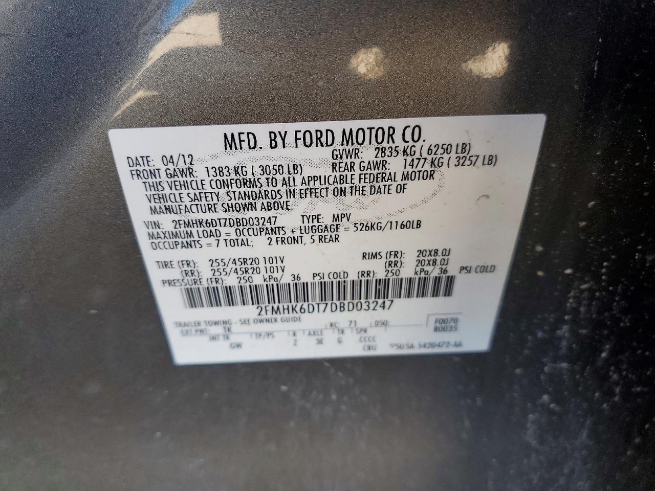 2013 Ford Flex Limited - zdjęcie 13