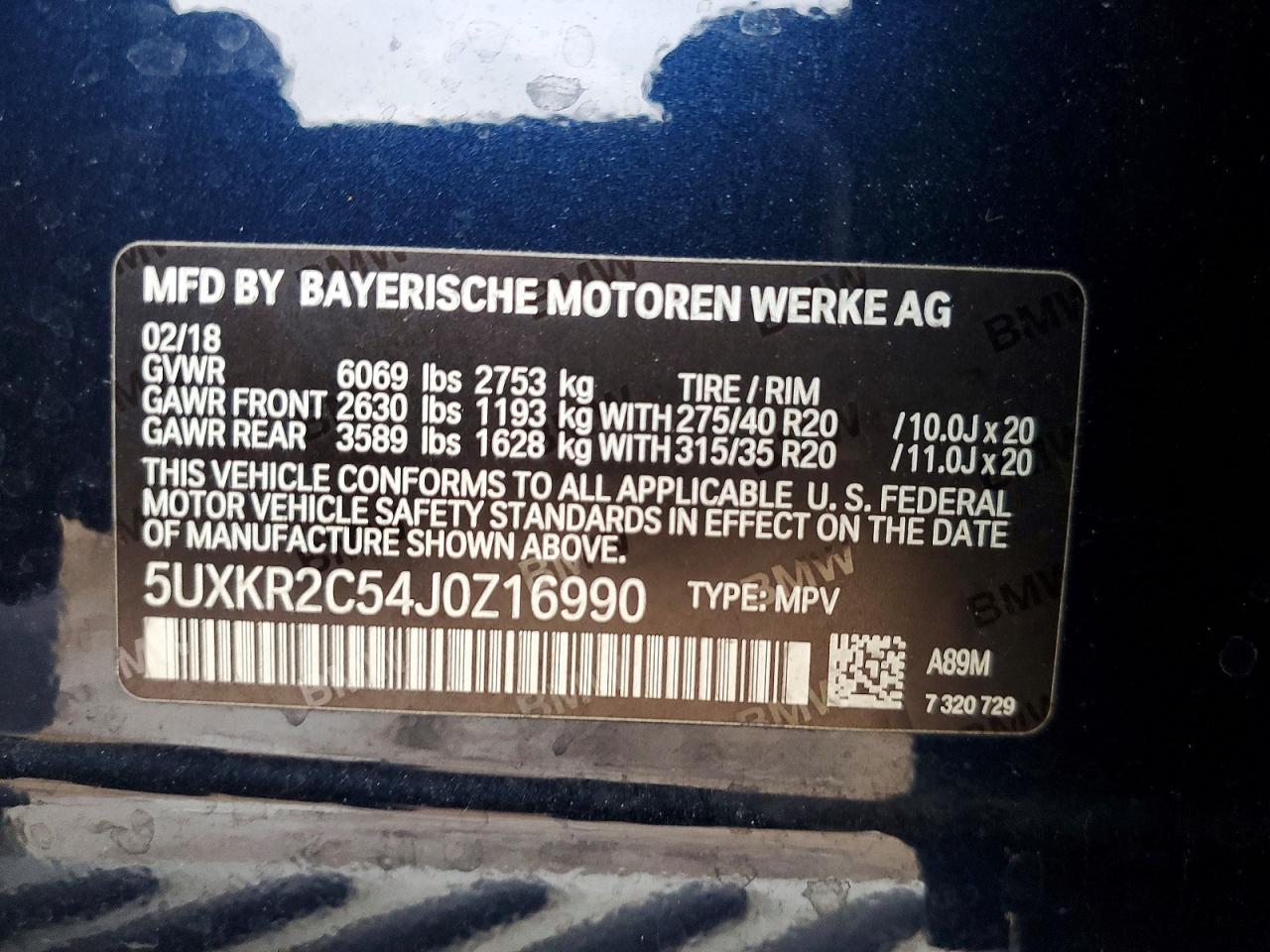 2018 BMW X5 Sdrive35I - zdjęcie 13