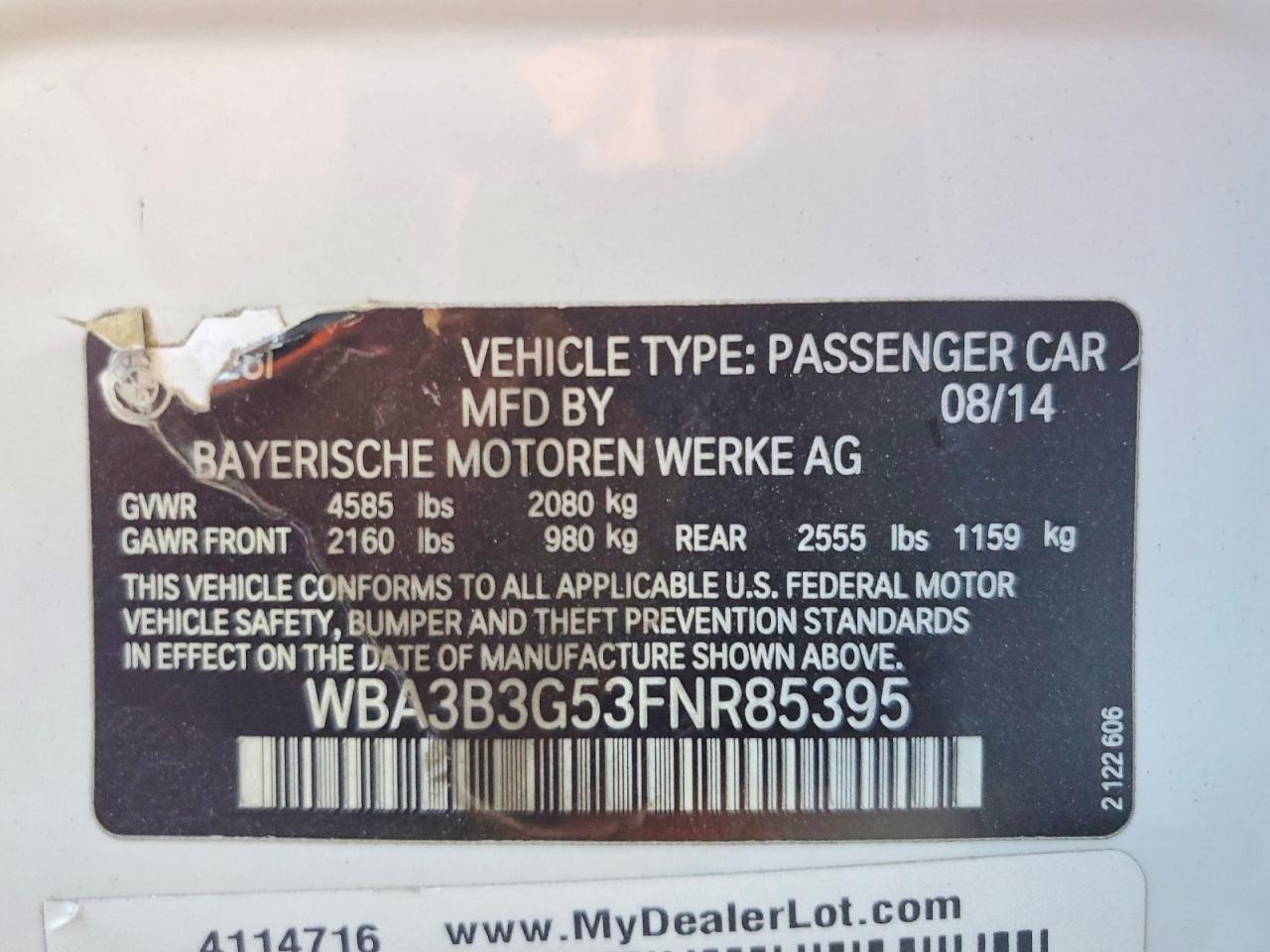 2015 BMW 328I - zdjęcie 13