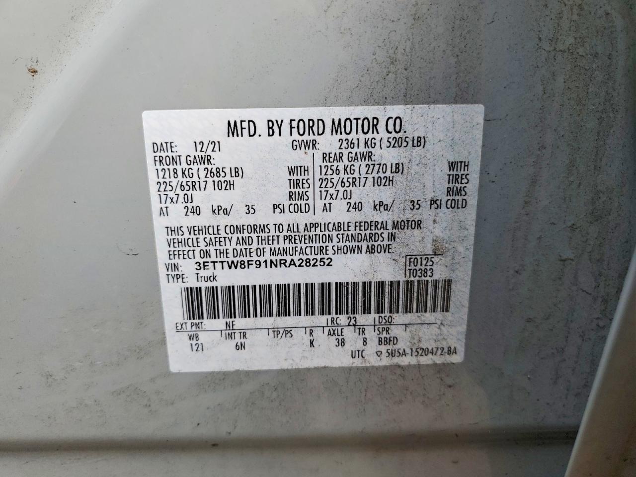 2022 Ford Maverick Xl - zdjęcie 13