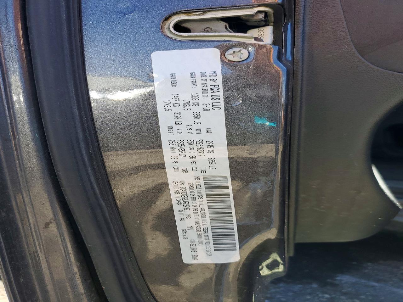 2018 Dodge Grand Caravan Gt - zdjęcie 13