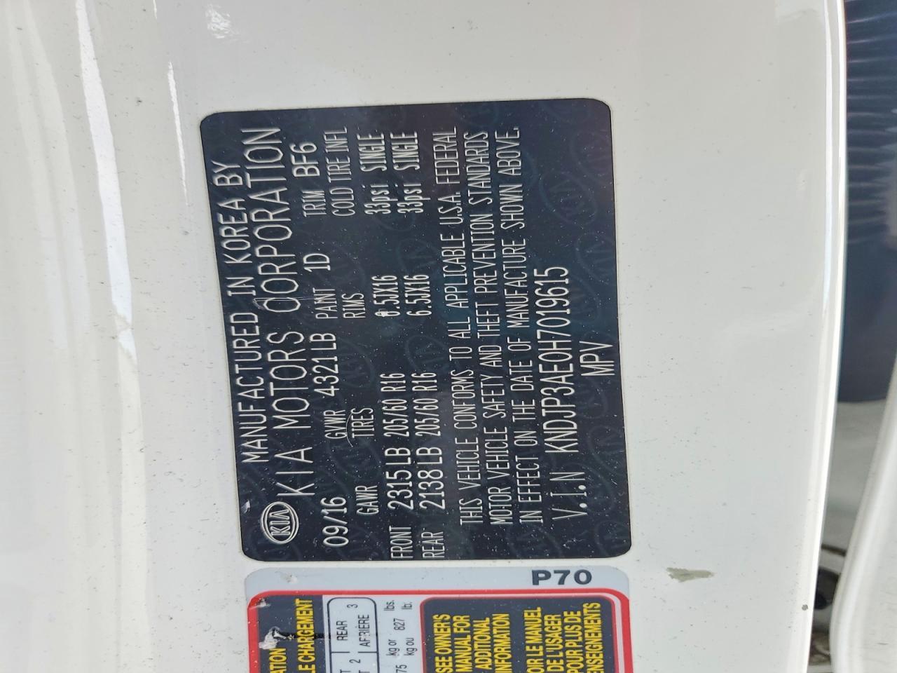 2017 Kia Soul Ev Ev-E - zdjęcie 12