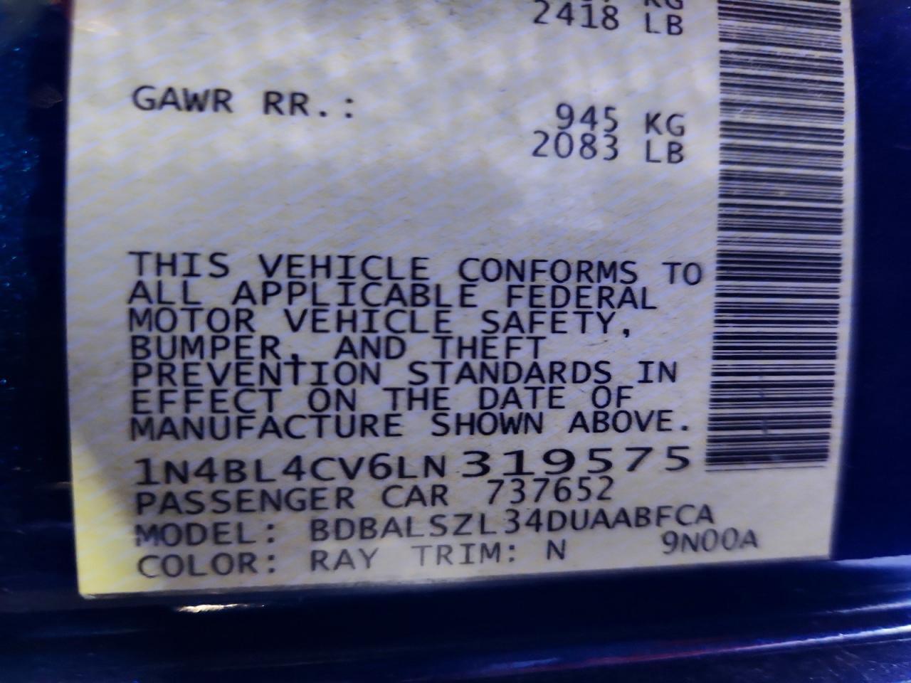 2020 Nissan Altima Sr - zdjęcie 14