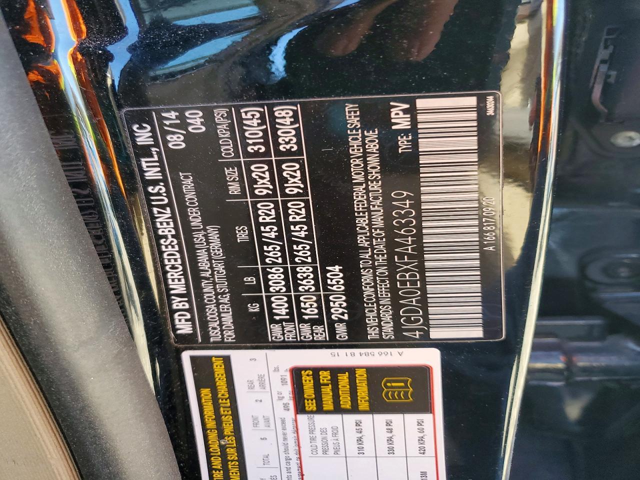 2015 Mercedes-Benz Ml 250 Bluetec - zdjęcie 14