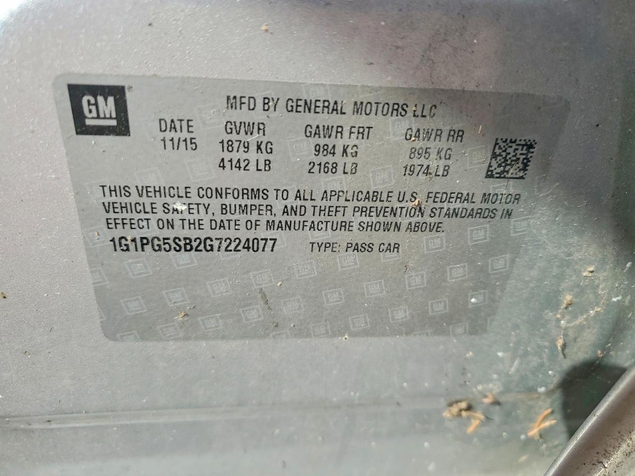 2016 Chevrolet Cruze Limited Ltz - zdjęcie 12