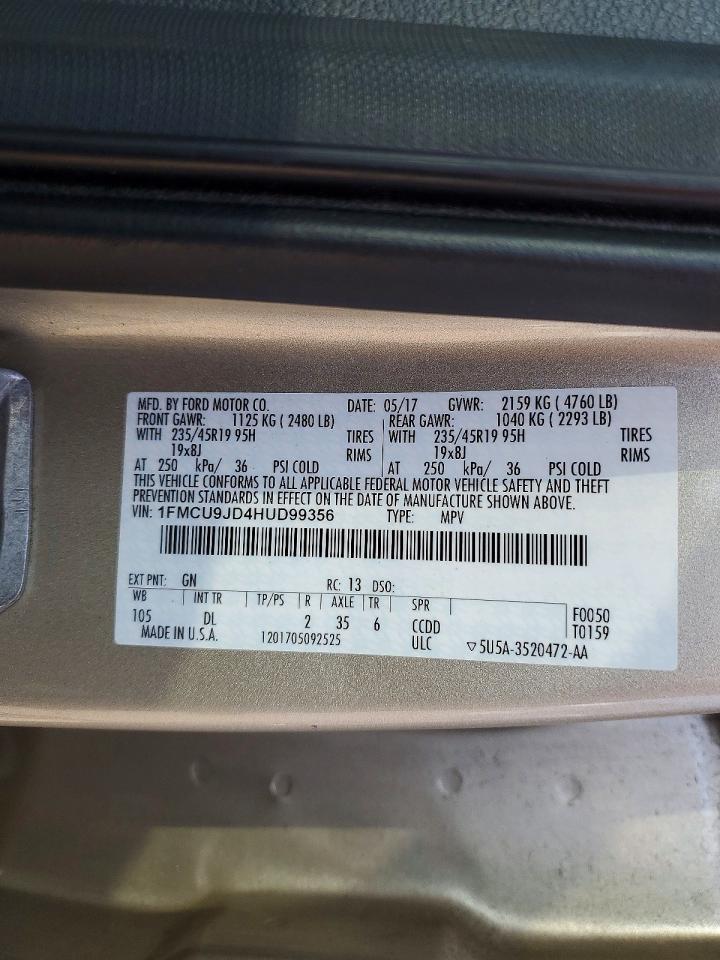 2017 Ford Escape Titanium - zdjęcie 13