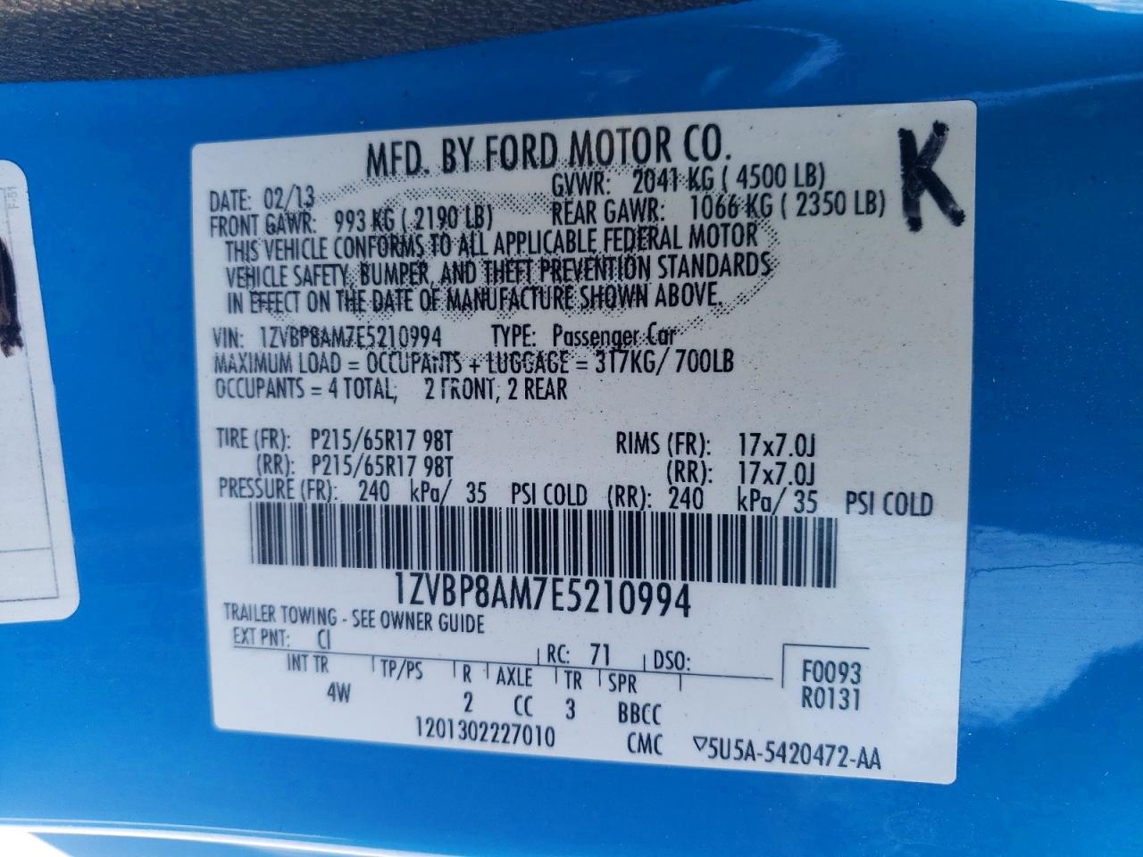 2014 Ford Mustang 2D - zdjęcie 12