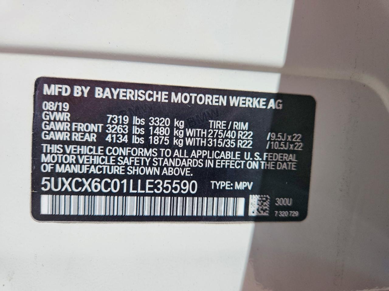 2020 BMW X7 M50I - zdjęcie 13