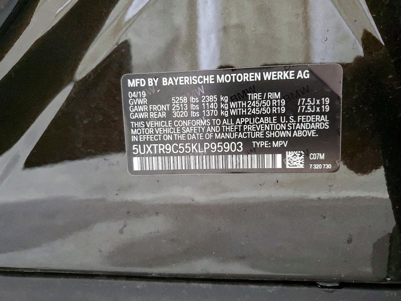2019 BMW X3 xDrive30I - zdjęcie 14