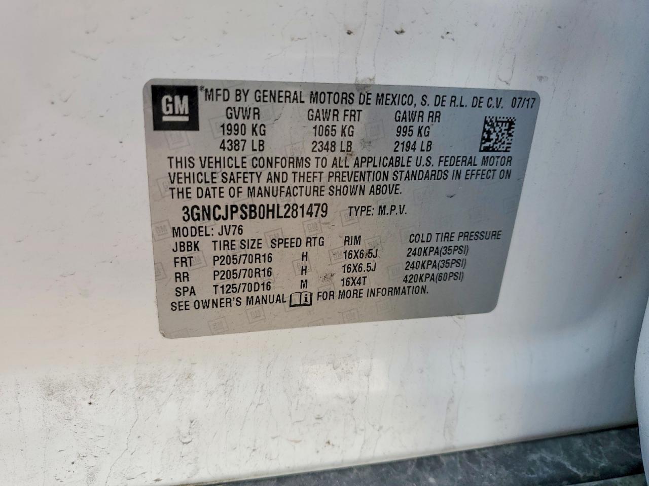 2017 Chevrolet Trax 1Lt - zdjęcie 13