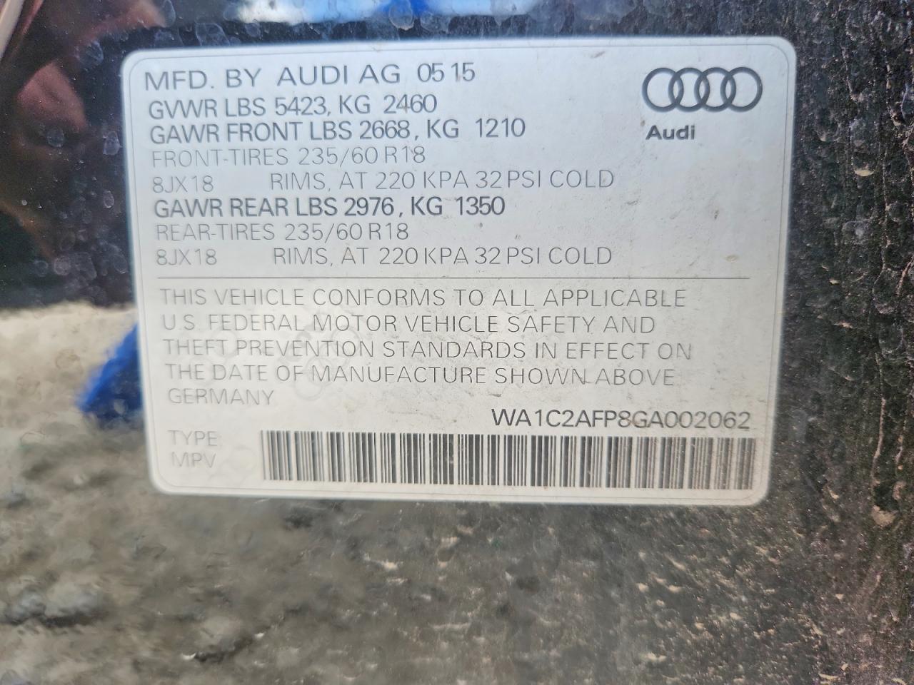 2016 Audi Q5 Premium - zdjęcie 13