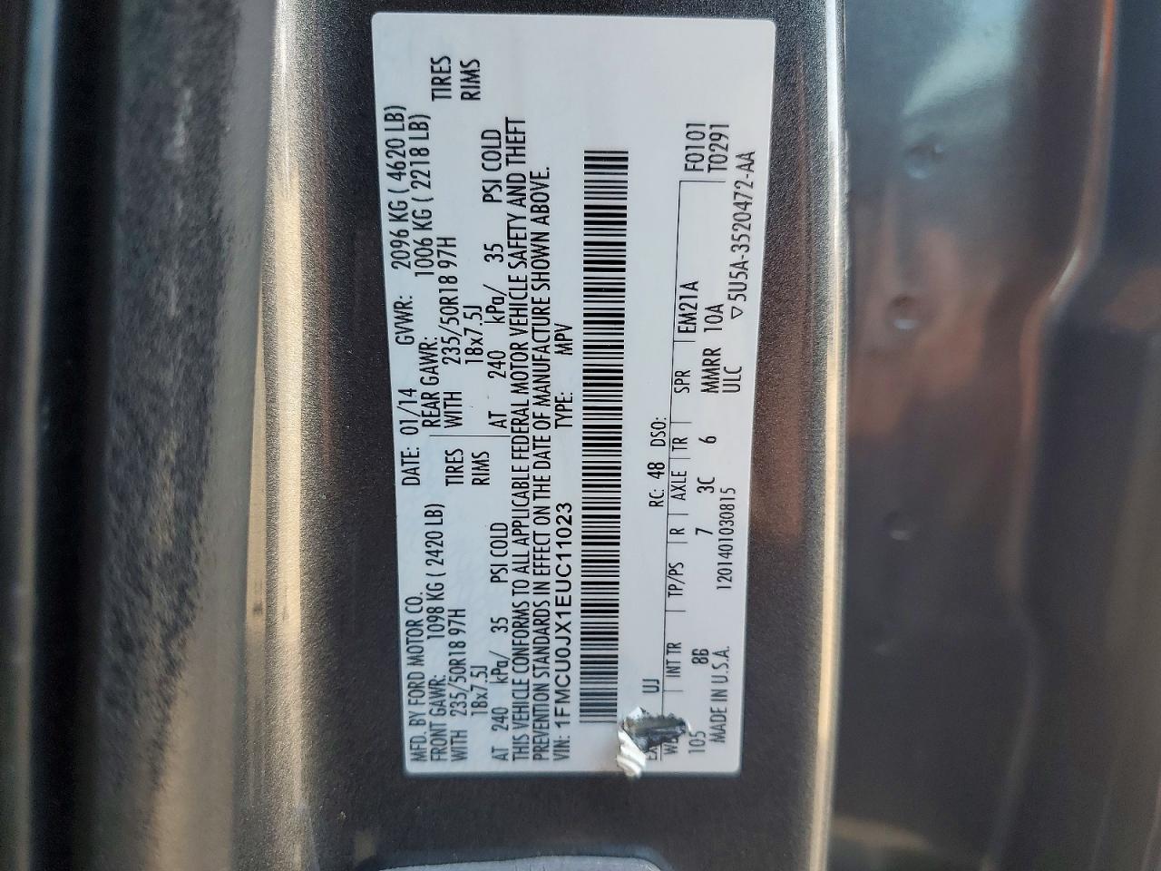 2014 Ford Escape Titanium - zdjęcie 13