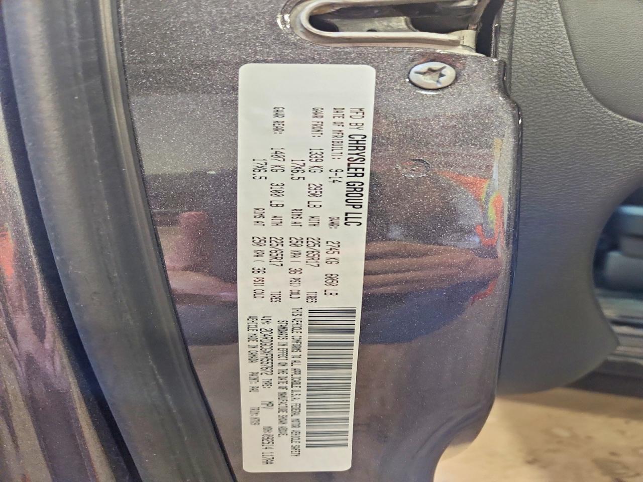 2015 Dodge Grand Caravan Sxt - zdjęcie 14