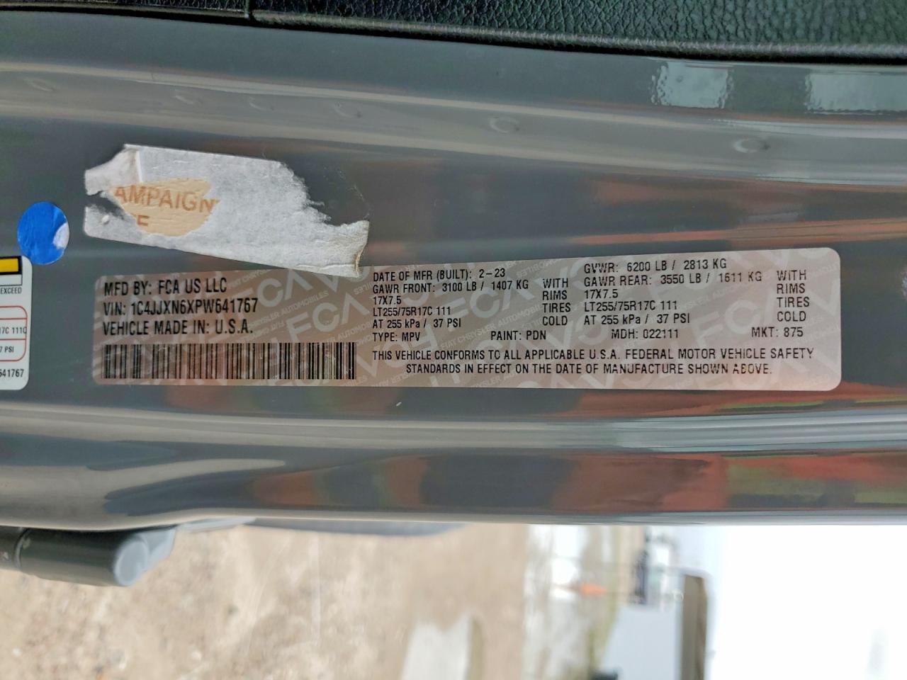 2023 Jeep Wrangler 4Xe - zdjęcie 13
