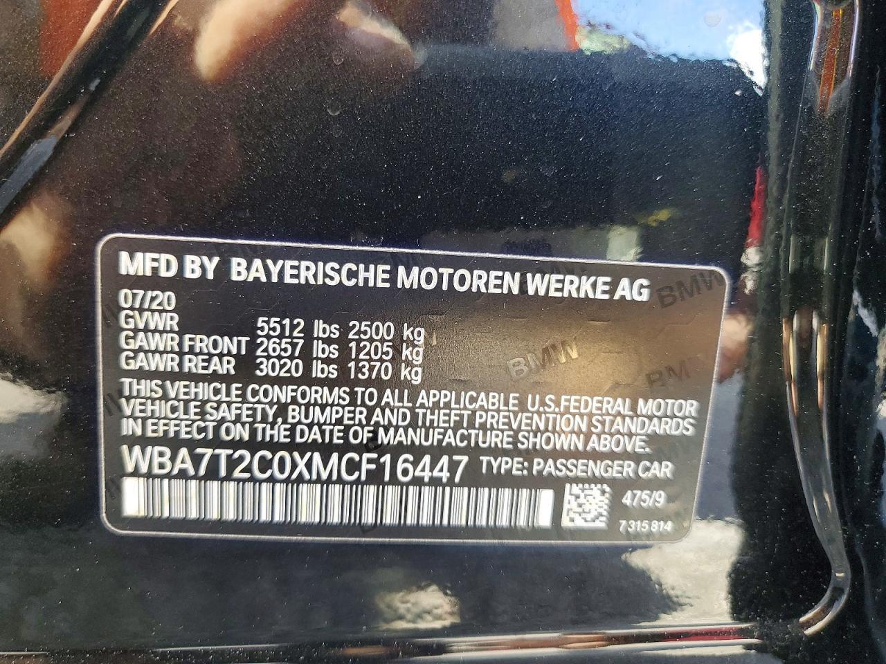 2021 BMW 740 I - zdjęcie 12