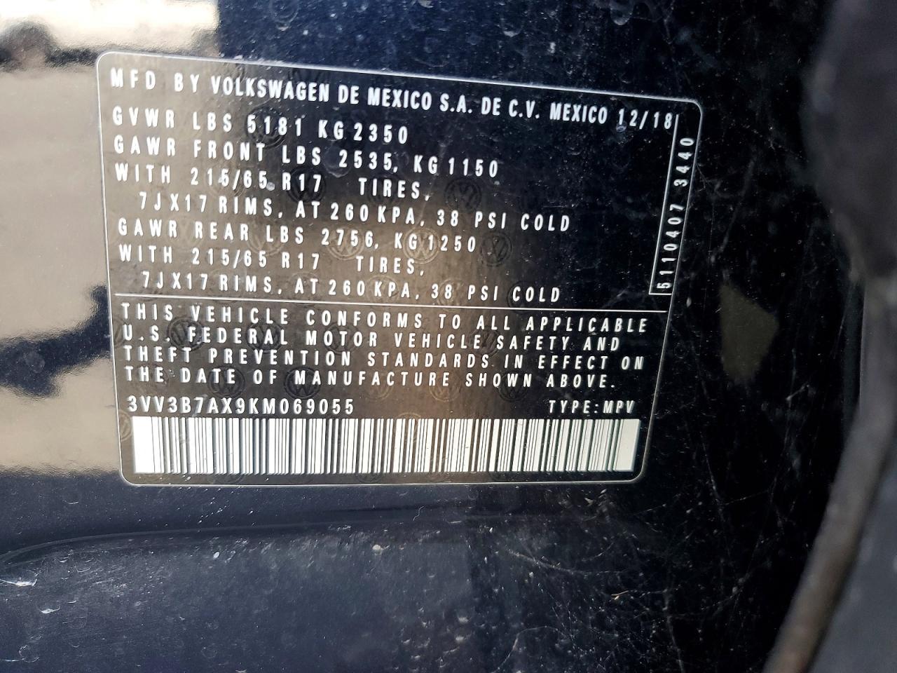 2019 Volkswagen Tiguan Se - zdjęcie 12
