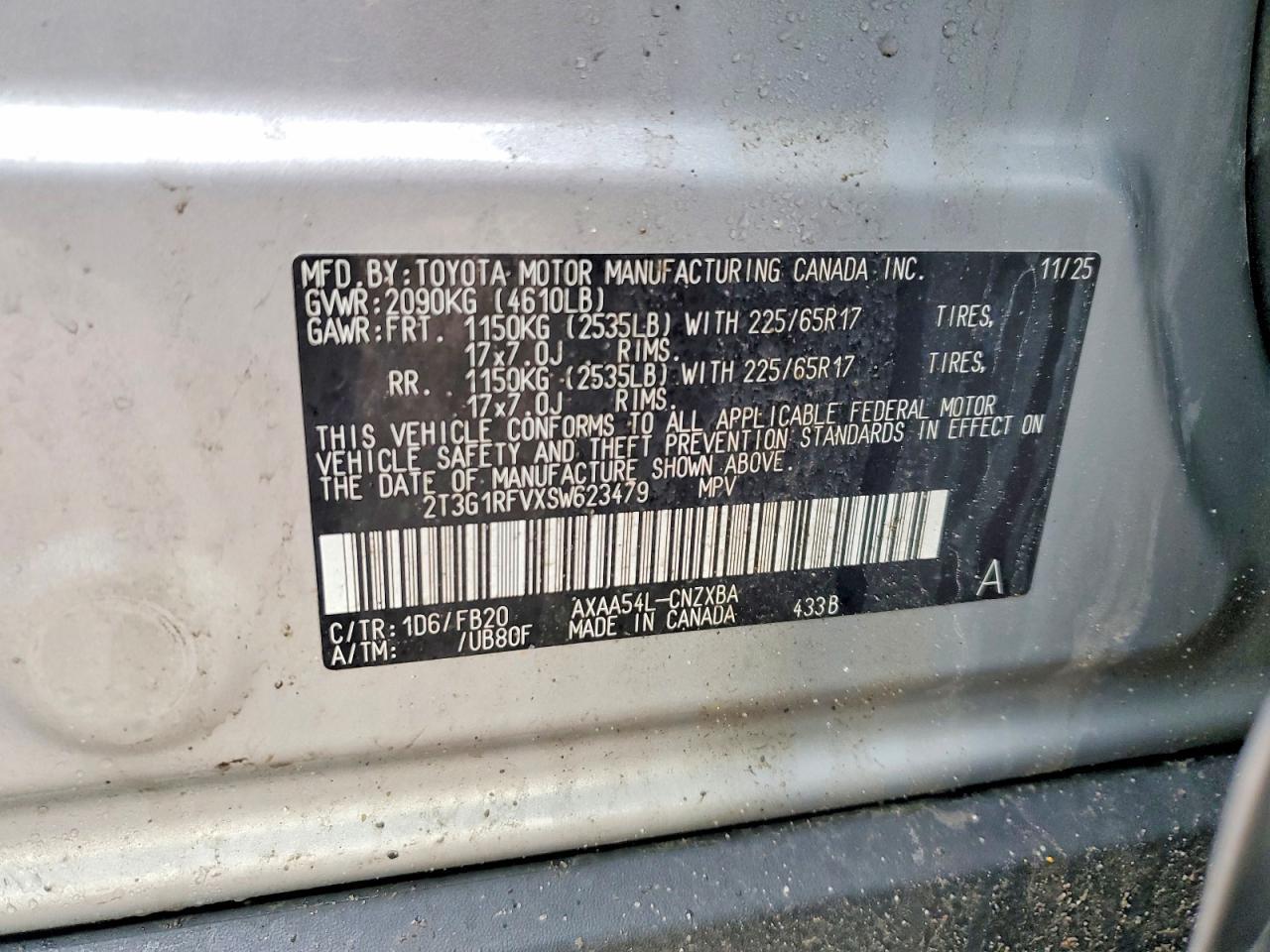 2025 Toyota Rav4 Le - zdjęcie 13