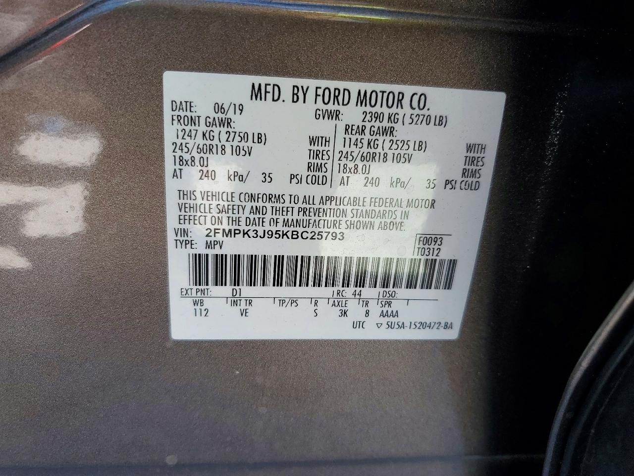 2019 Ford Edge Sel - zdjęcie 13