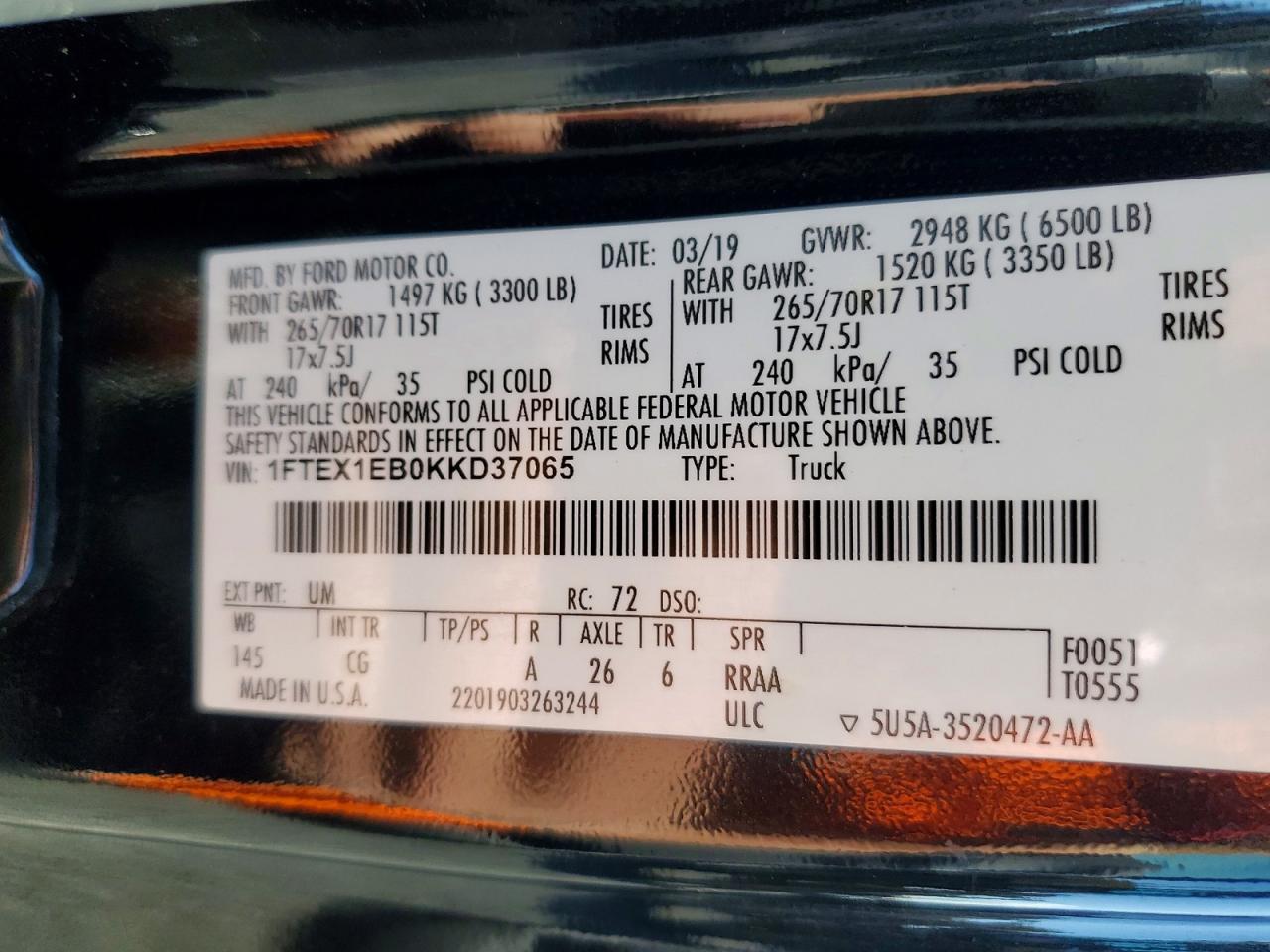 2019 Ford F150 Super Cab - zdjęcie 12