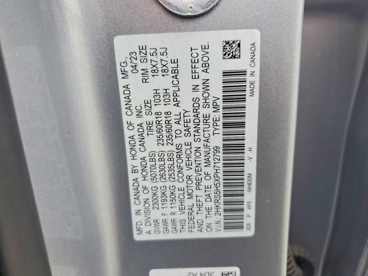 2023 Honda Cr-V Sport - zdjęcie 14
