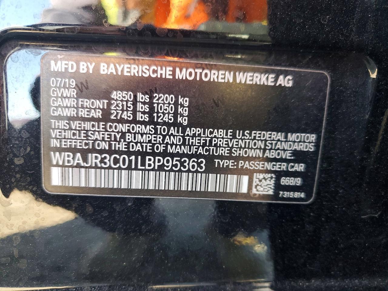 2020 BMW 530 I - zdjęcie 12