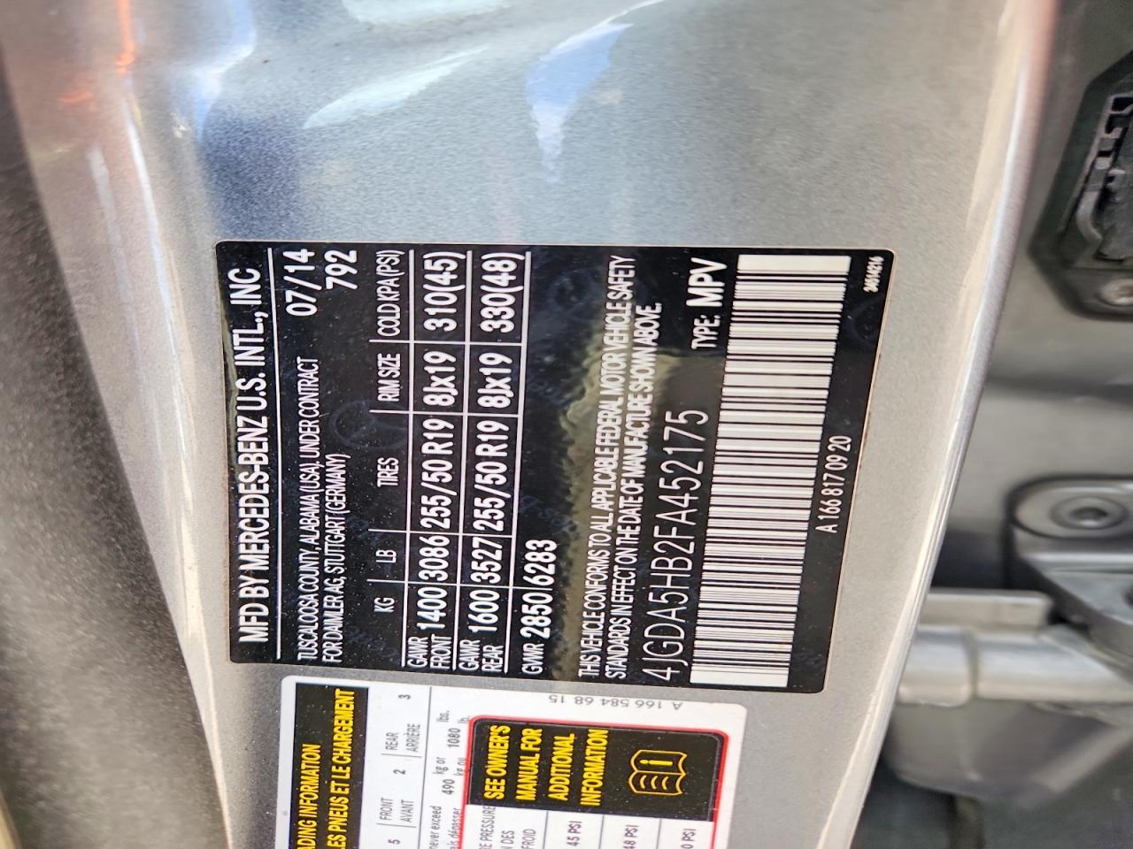 2015 Mercedes-Benz Ml 350 4Matic - zdjęcie 13