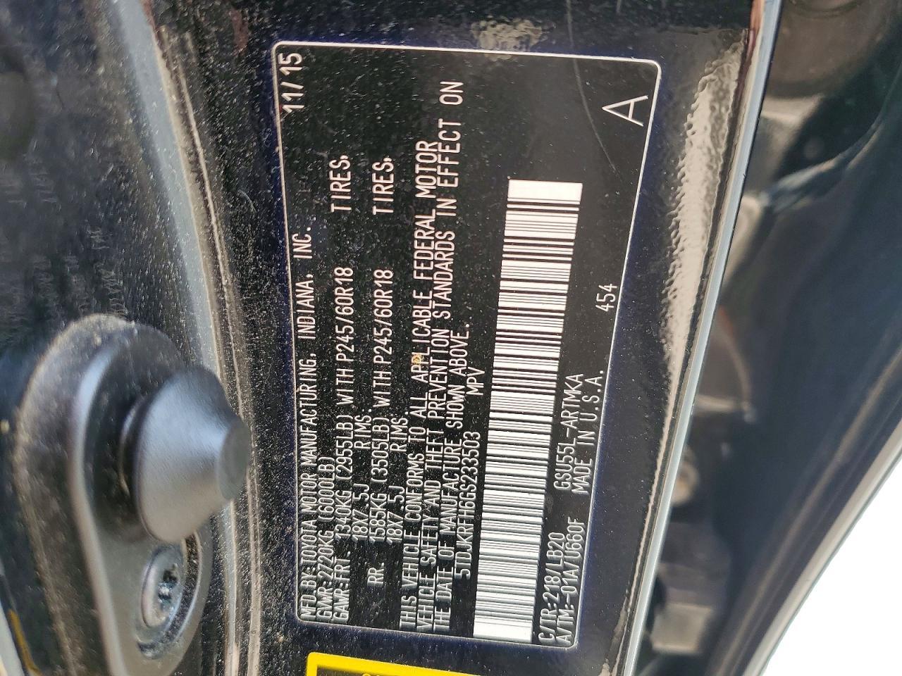 2016 Toyota Highlander Xle - zdjęcie 13