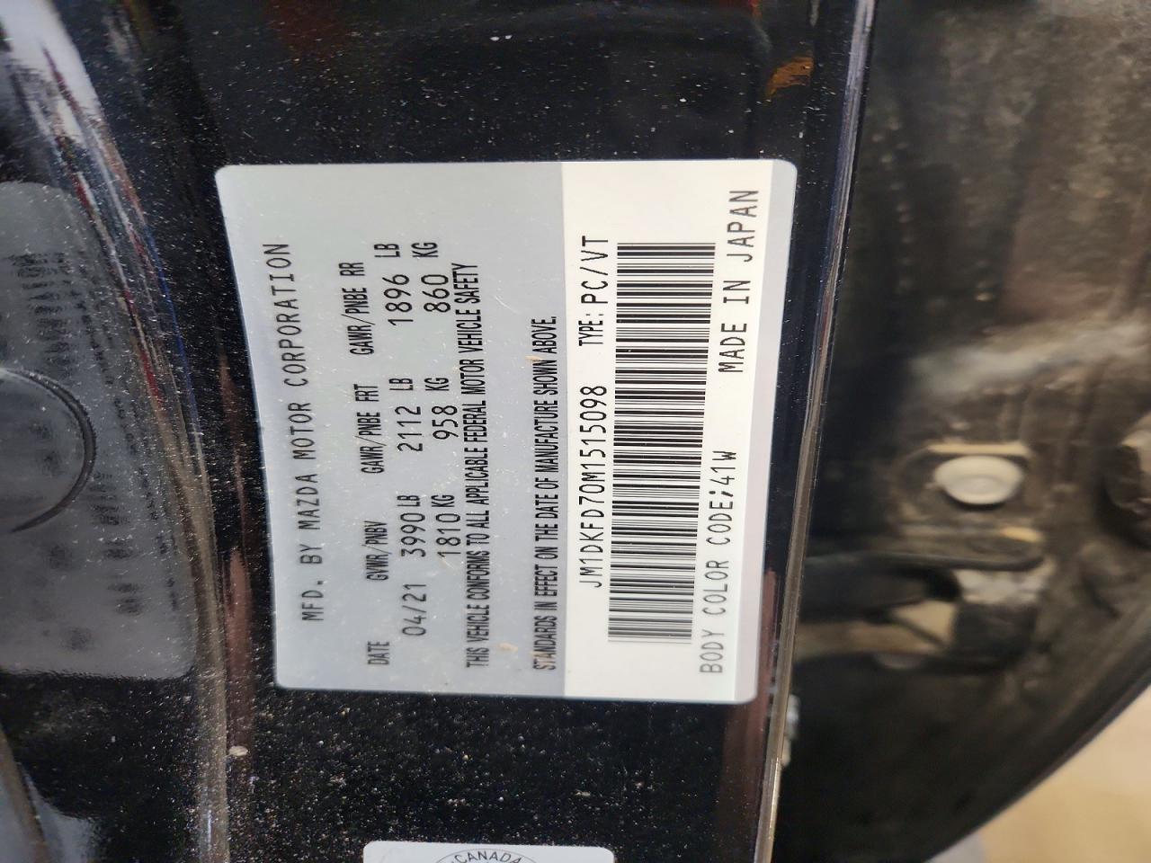 2021 Mazda Cx-3 Grand Touring - zdjęcie 12