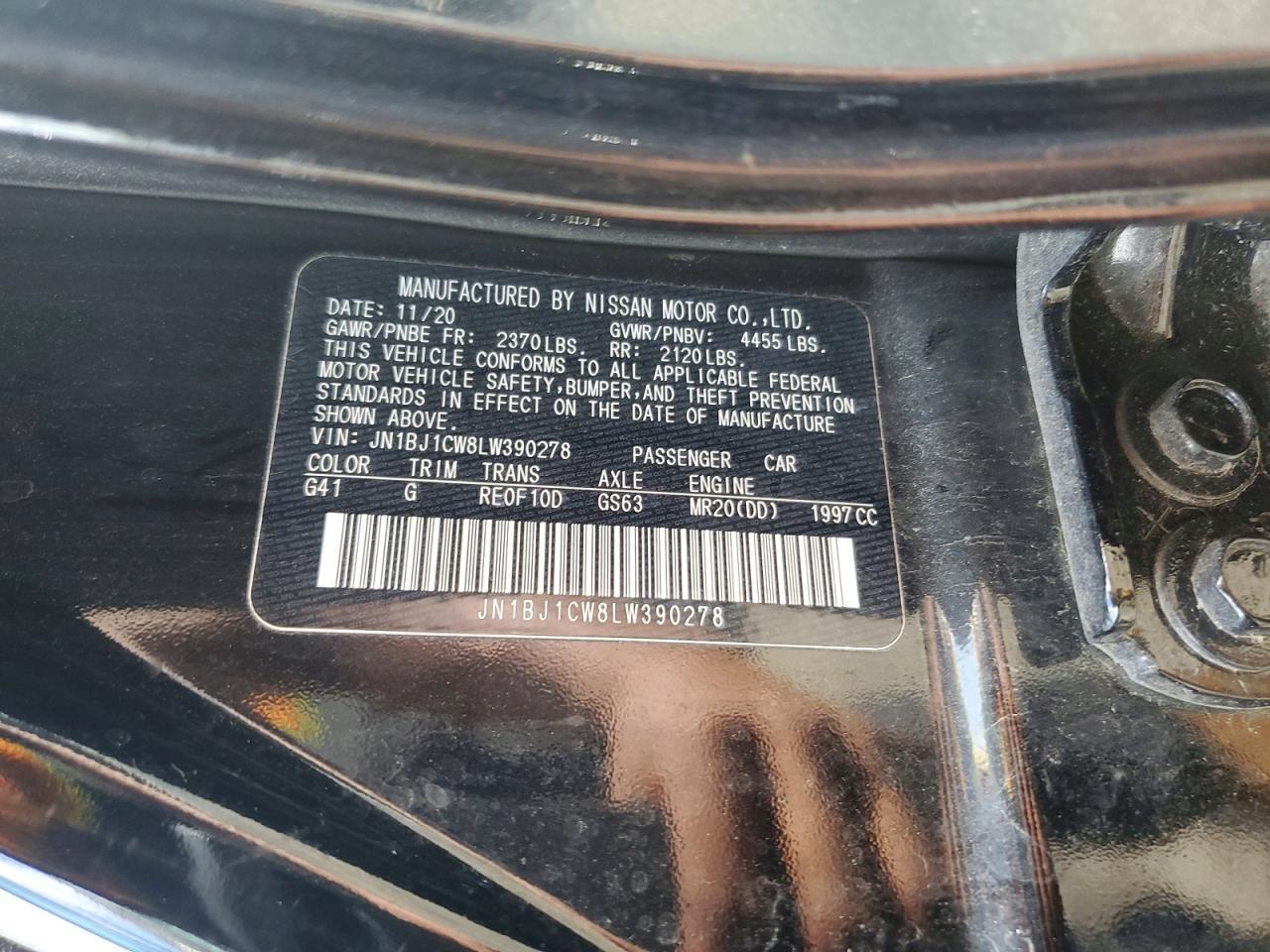 2020 Nissan Rogue Sport S - zdjęcie 12