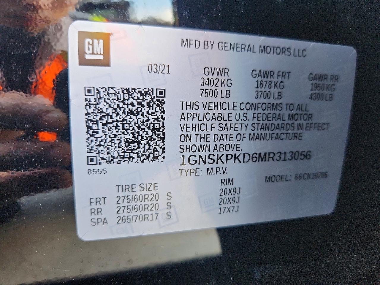 2021 Chevrolet Tahoe K1500 Z71 - zdjęcie 14