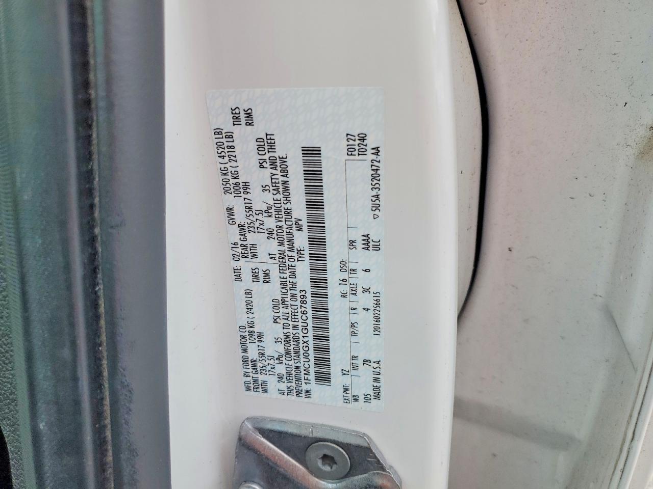 2016 Ford Escape Se - zdjęcie 14