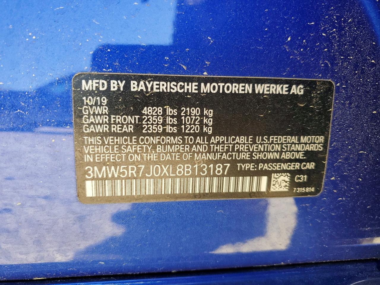 2020 BMW Seria 3 330i - zdjęcie 12
