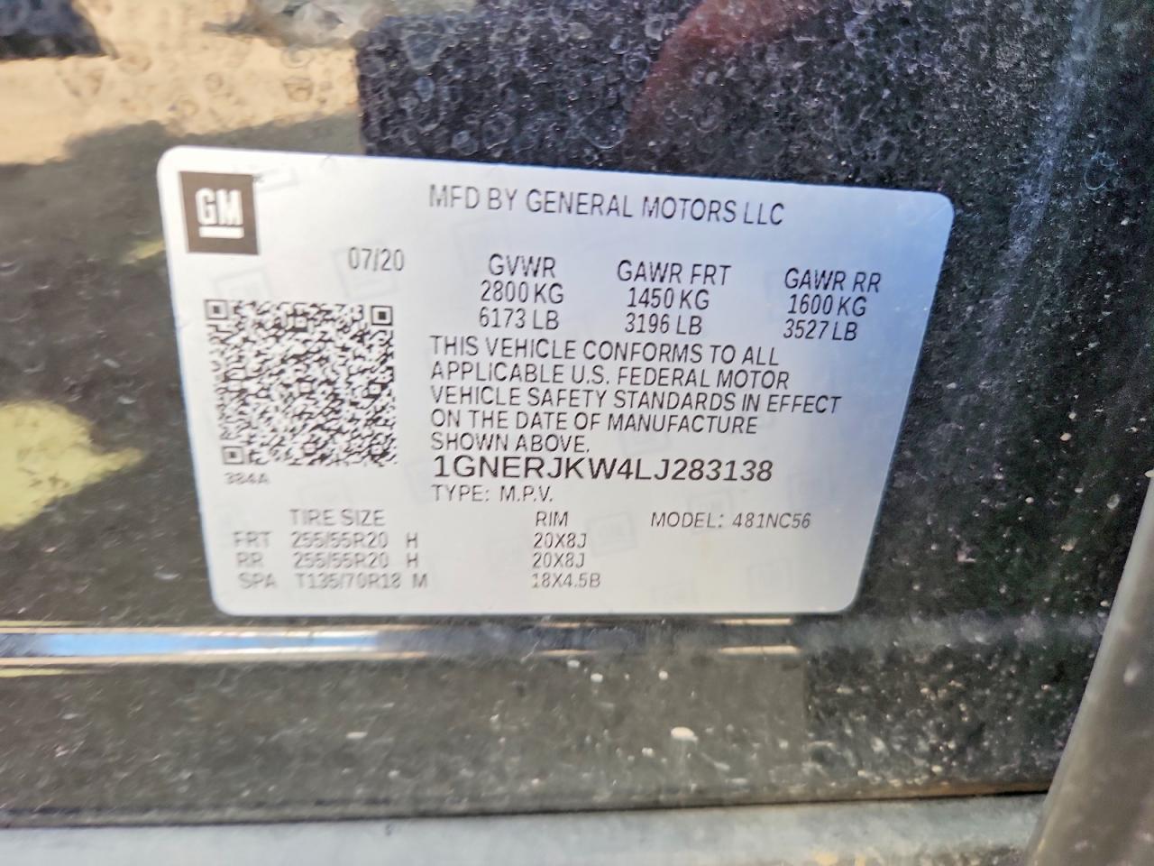 2020 Chevrolet Traverse Rs - zdjęcie 12