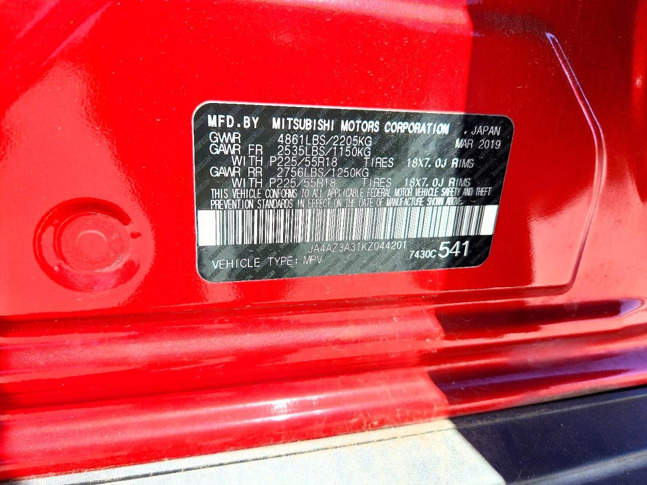 2019 Mitsubishi Outlander Se - zdjęcie 13