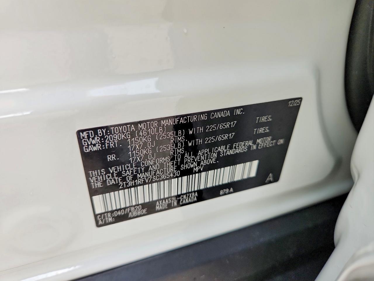 2025 Toyota Rav4 Le - zdjęcie 13