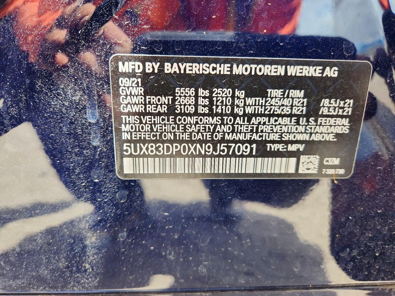 2022 BMW X3 M40I - zdjęcie 12