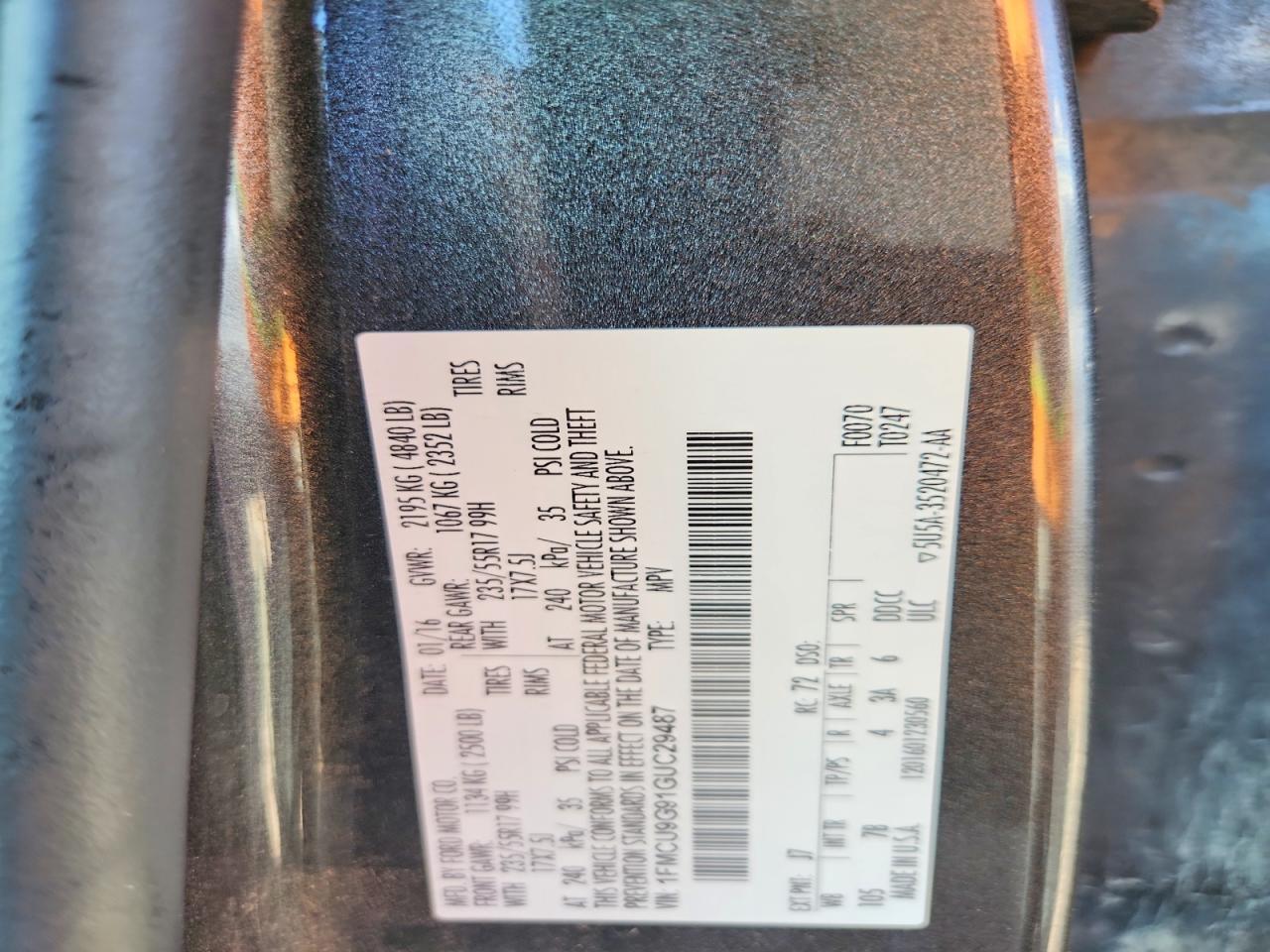 2016 Ford Escape Se - zdjęcie 13