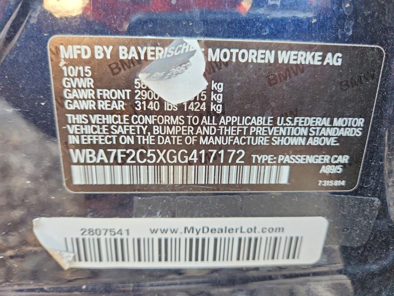 2016 BMW 750 Xi - zdjęcie 12
