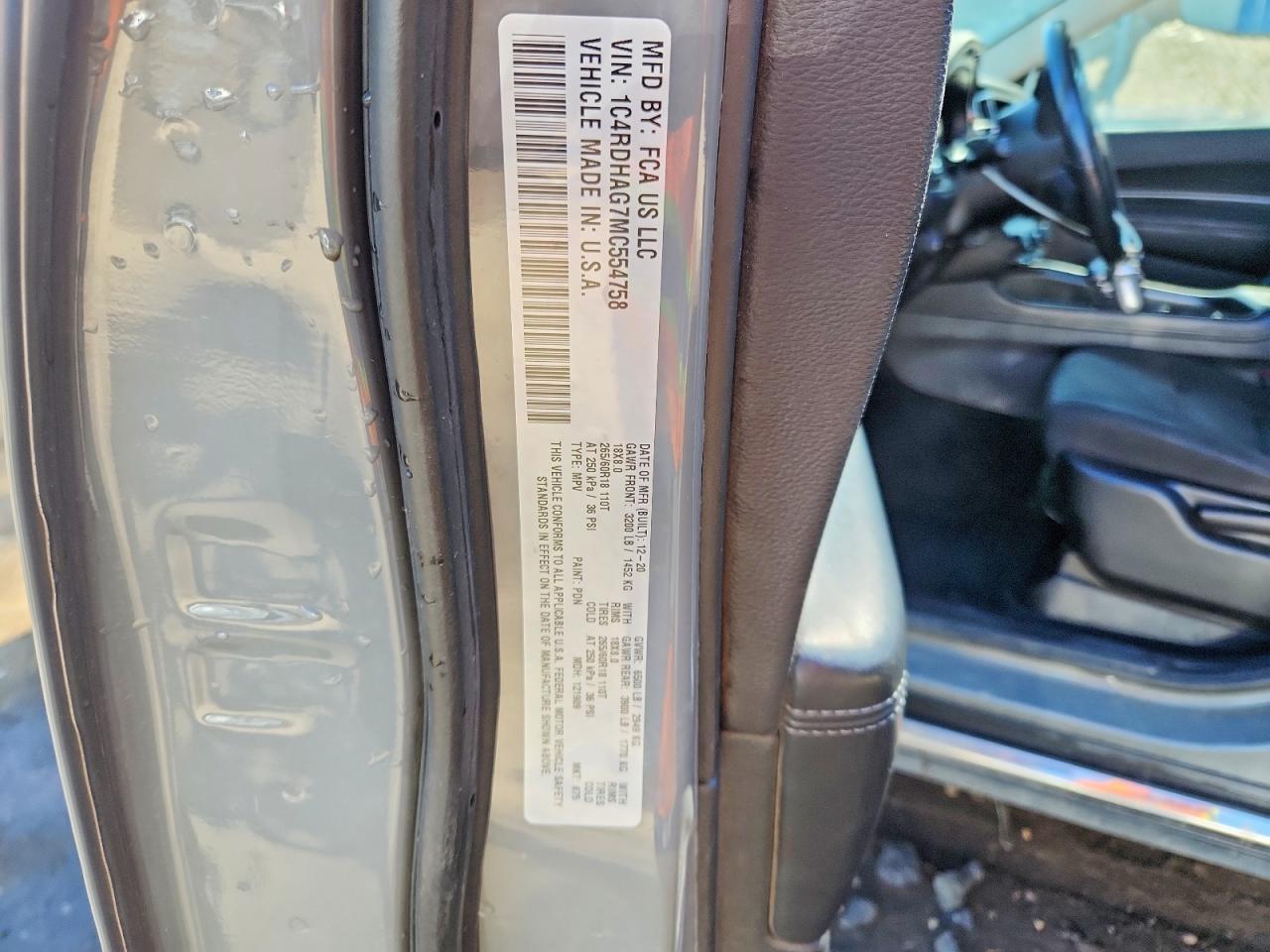 2021 Dodge Durango Sxt - zdjęcie 13