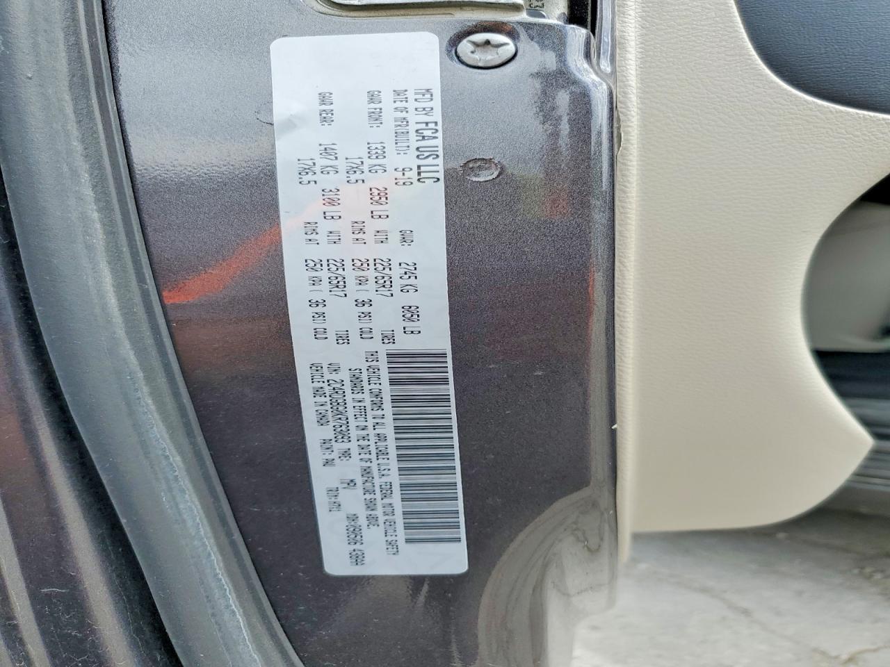 2019 Dodge Grand Caravan Se - zdjęcie 14