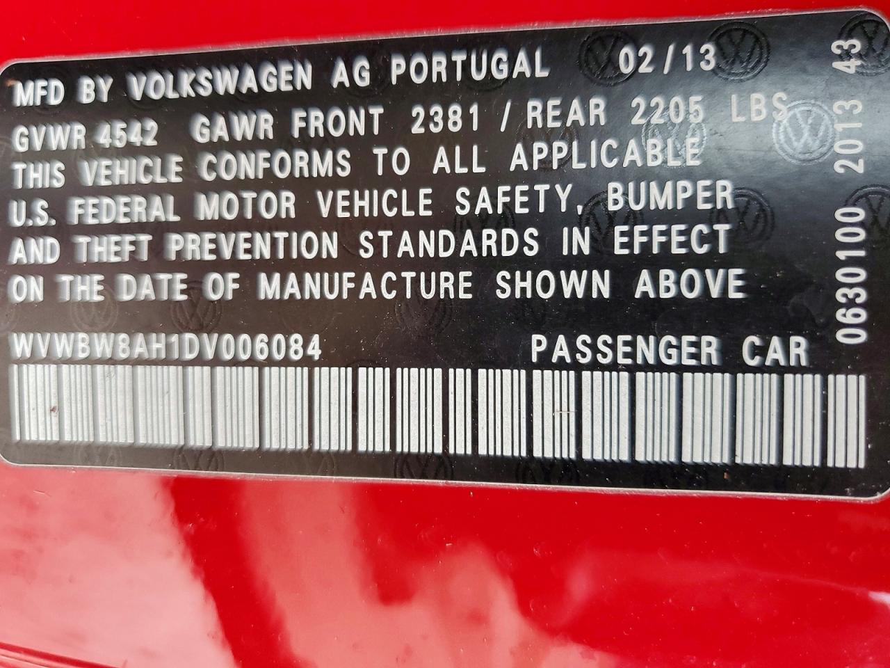 2013 Volkswagen Eos Komfort - zdjęcie 12