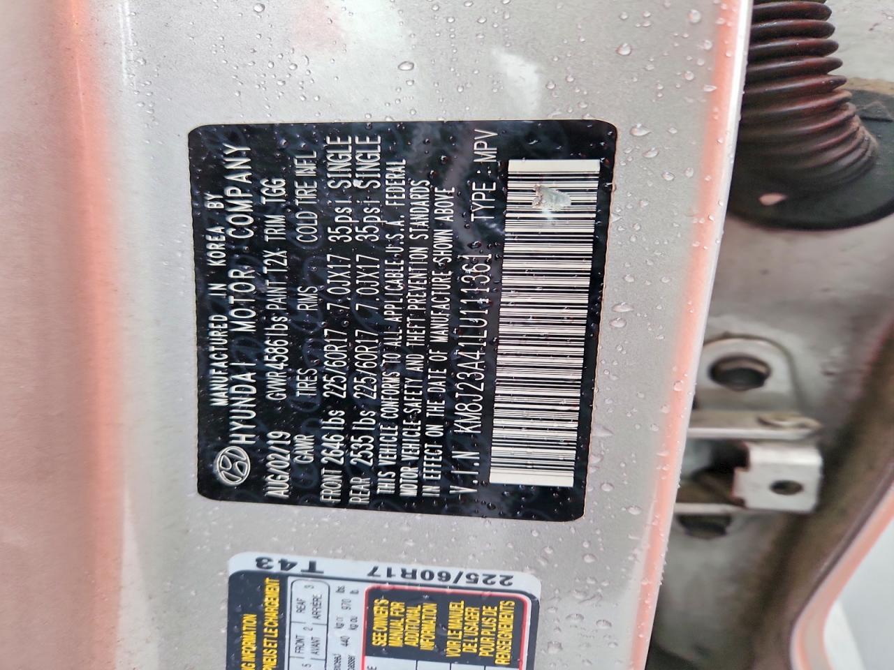 2020 Hyundai Tucson Se - zdjęcie 12