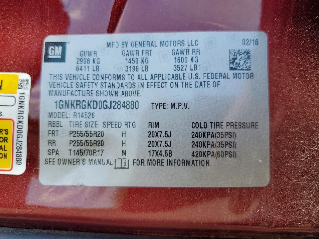 2016 Chev Traverse - zdjęcie 13