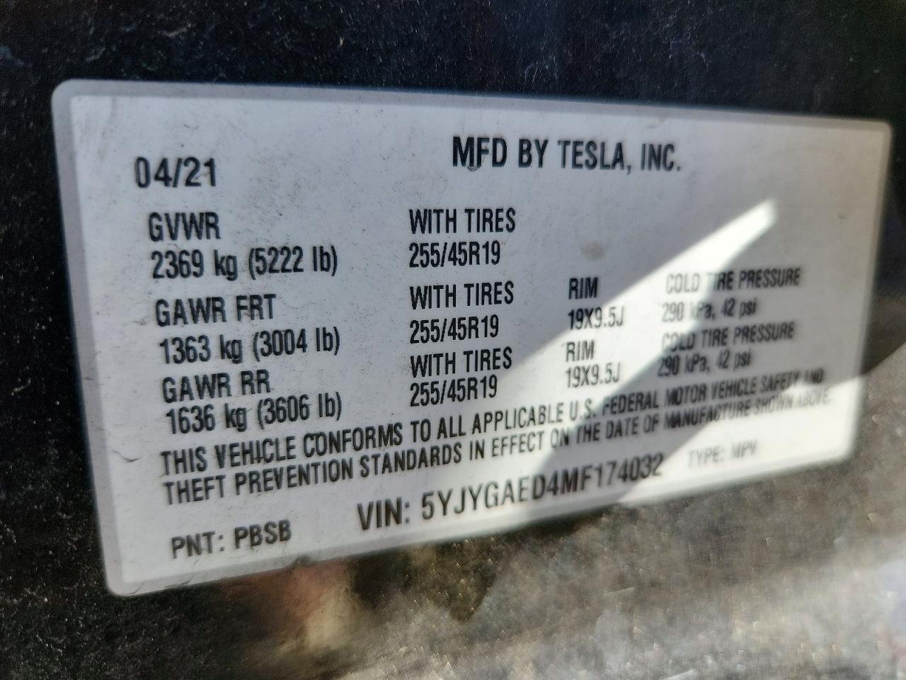 2021 Tesla Model Y - zdjęcie 14