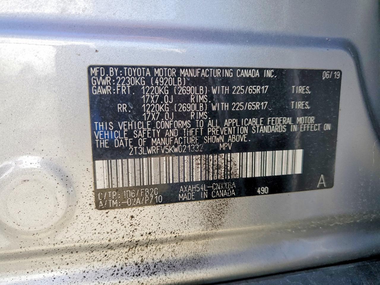 2019 Toyota Rav4 Hybrid Le - zdjęcie 13