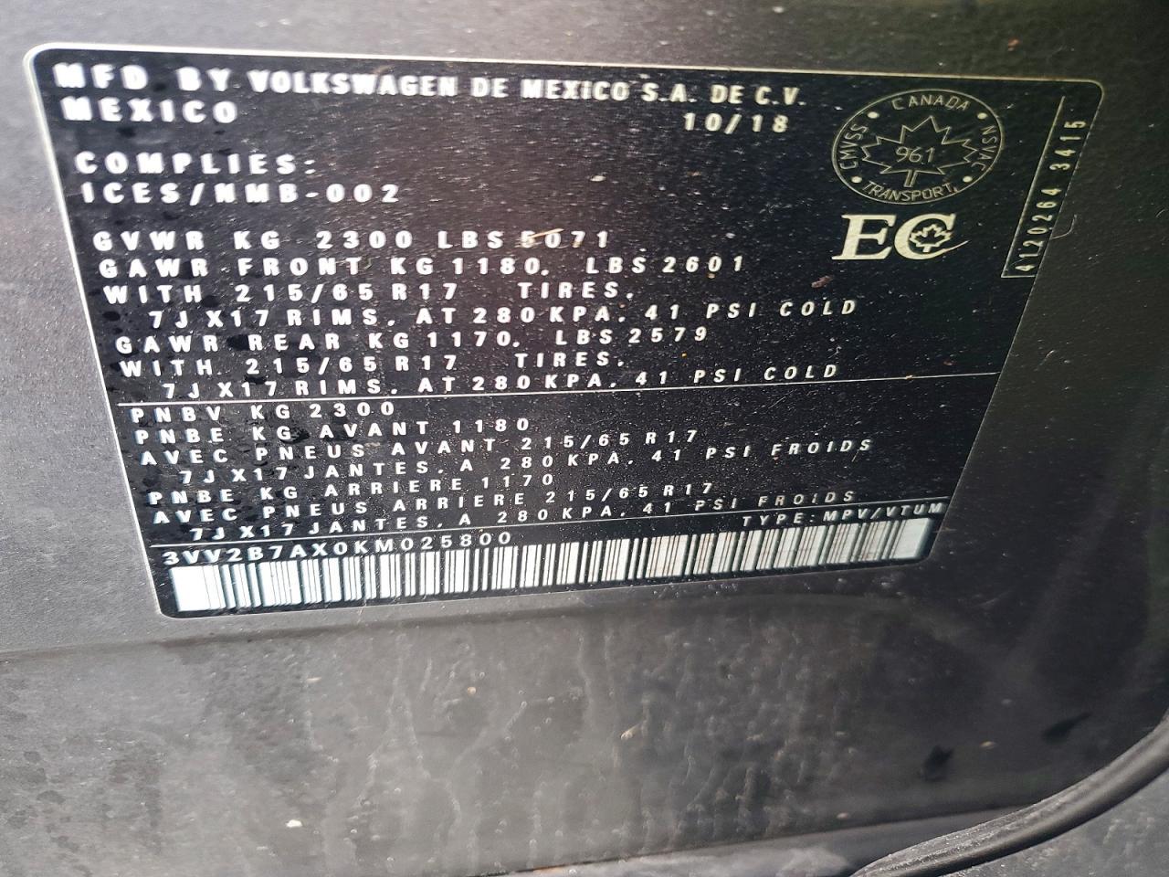 2019 Volkswagen Tiguan Se - zdjęcie 13