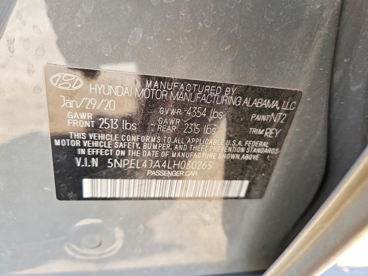 2020 Hyundai Sonata Sel - zdjęcie 12
